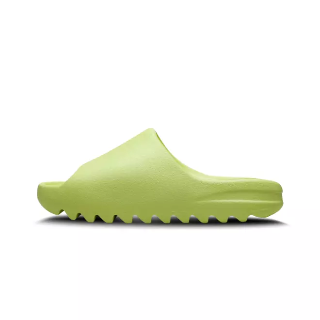 yeezy slide glow green raffle