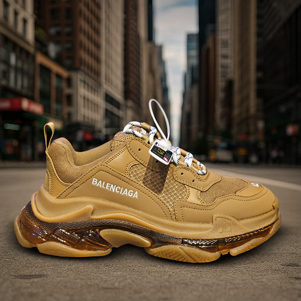 BALENCIAGA TRIPLE S 【新品.未使用】40 イエロー Balenciaga Triple S Earthy Yellow - Shoes Hub Online